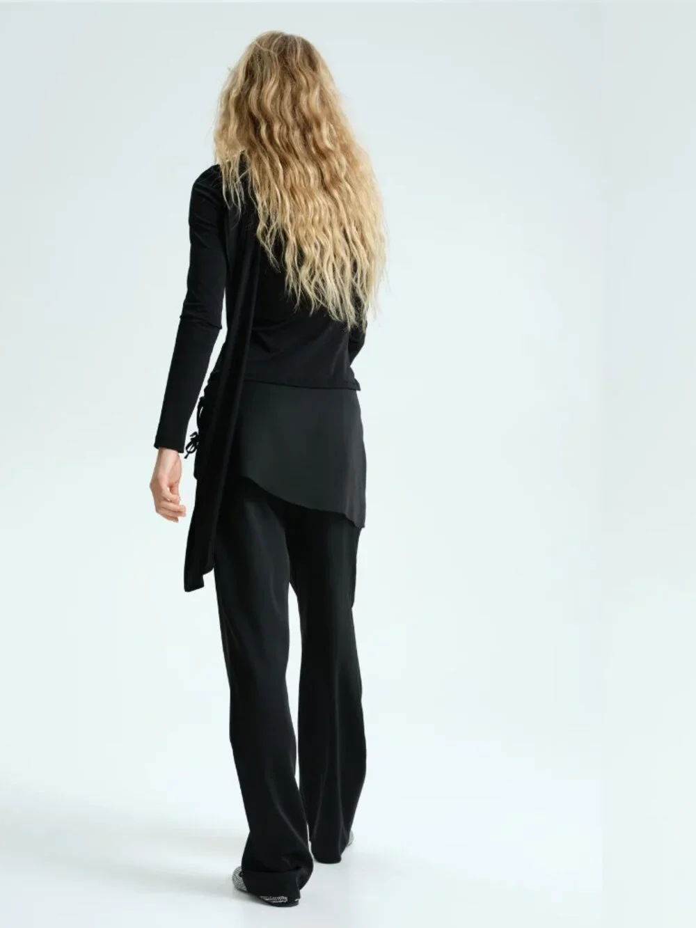 H & M Skirt Layered Satin Pants